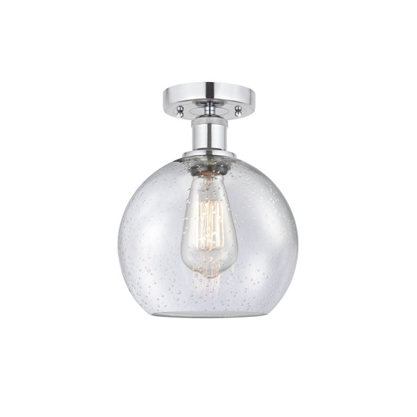 Breakwater Bay Glass Semi Flush Mount Wayfair